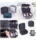 New Square Partition Cosmetic Bag Travel Makeup Organizer Nail Beauty Professional Cosmetics Box Make Up